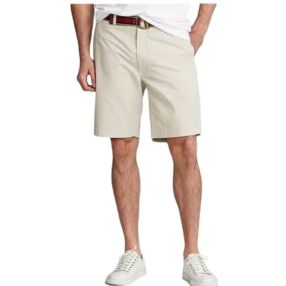 Polo Ralph Lauren Mens Big & Tall 52B Beige Stretch Classic Fit 9" Chino Shorts - Picture 5 of 7